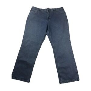 TPJ Men's Denim Jeans Thick Thicc Style Size 42 X 28 Baggy Jeans (022)